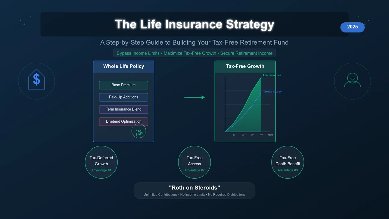 The Life Insurance Strategy: A Step-by-Step Guide to Building Your Tax-Free Retirement Fund