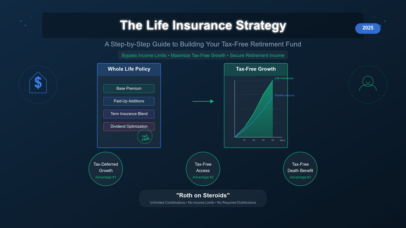 The Life Insurance Strategy: A Step-by-Step Guide to Building Your Tax-Free Retirement Fund