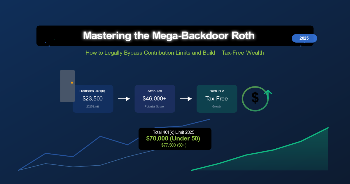 Mastering the Mega-Backdoor Roth: How to Legally Bypass Contribution Limits and Build Tax-Free Wealth